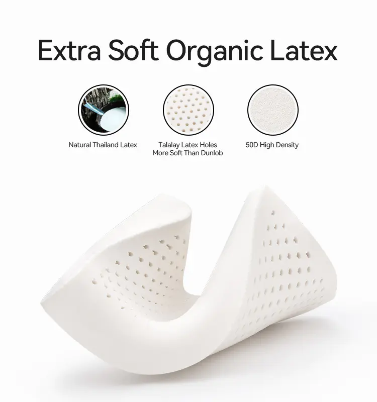 Firm Latex Ergonomic Pillow