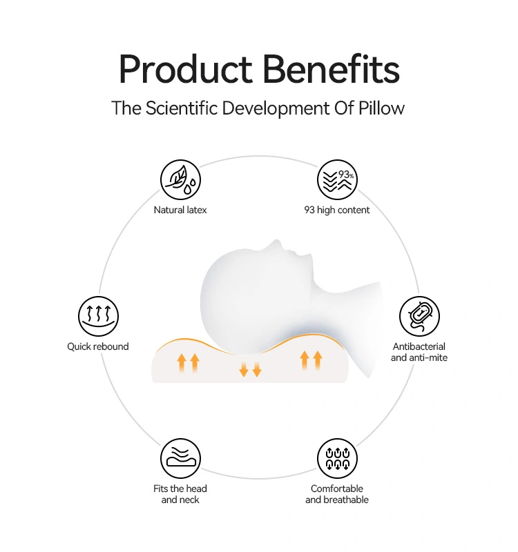 King Size Latex Ergonomic Pillow