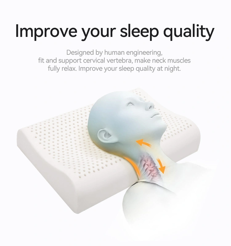 Side Sleep Latex Ergonomic Pillow