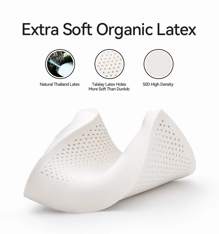 Side Sleep Latex Ergonomic Pillow